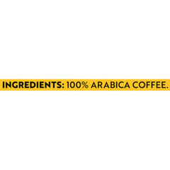 Gevalia close-up on roast label highlighting medium roast notes for flavor clarity