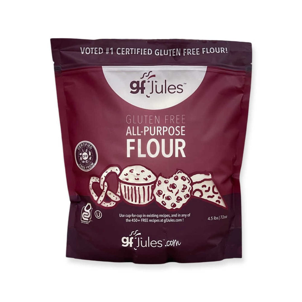 gfJules 72-ounce pouch front view showing brand and product labeling for pantry storage