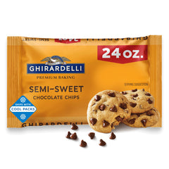 GHIRARDELLI front packaging three-bag pack showing quantity and branding benefit convenience