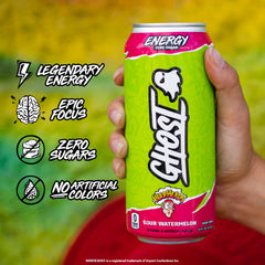 GHOST carbonated texture close-up highlighting fizz and refreshing mouthfeel benefit