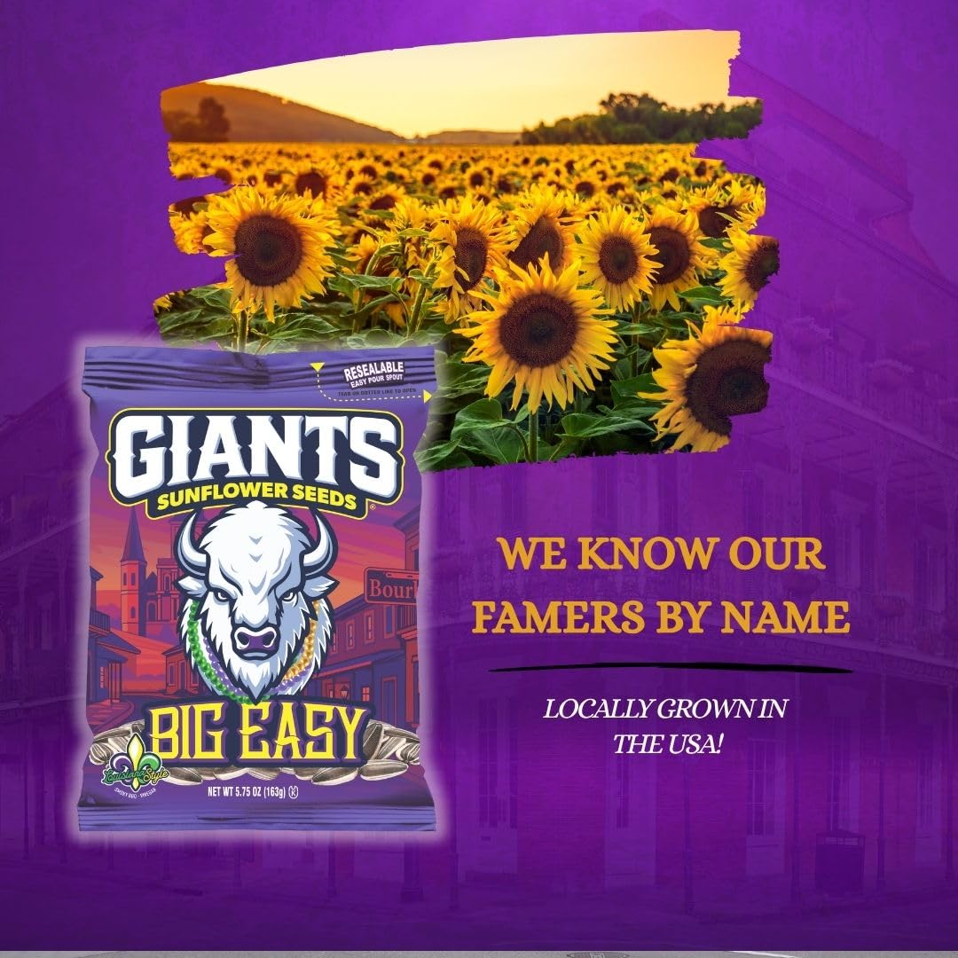 GIANTS hand holding bag to show 5 oz size and portability advantage