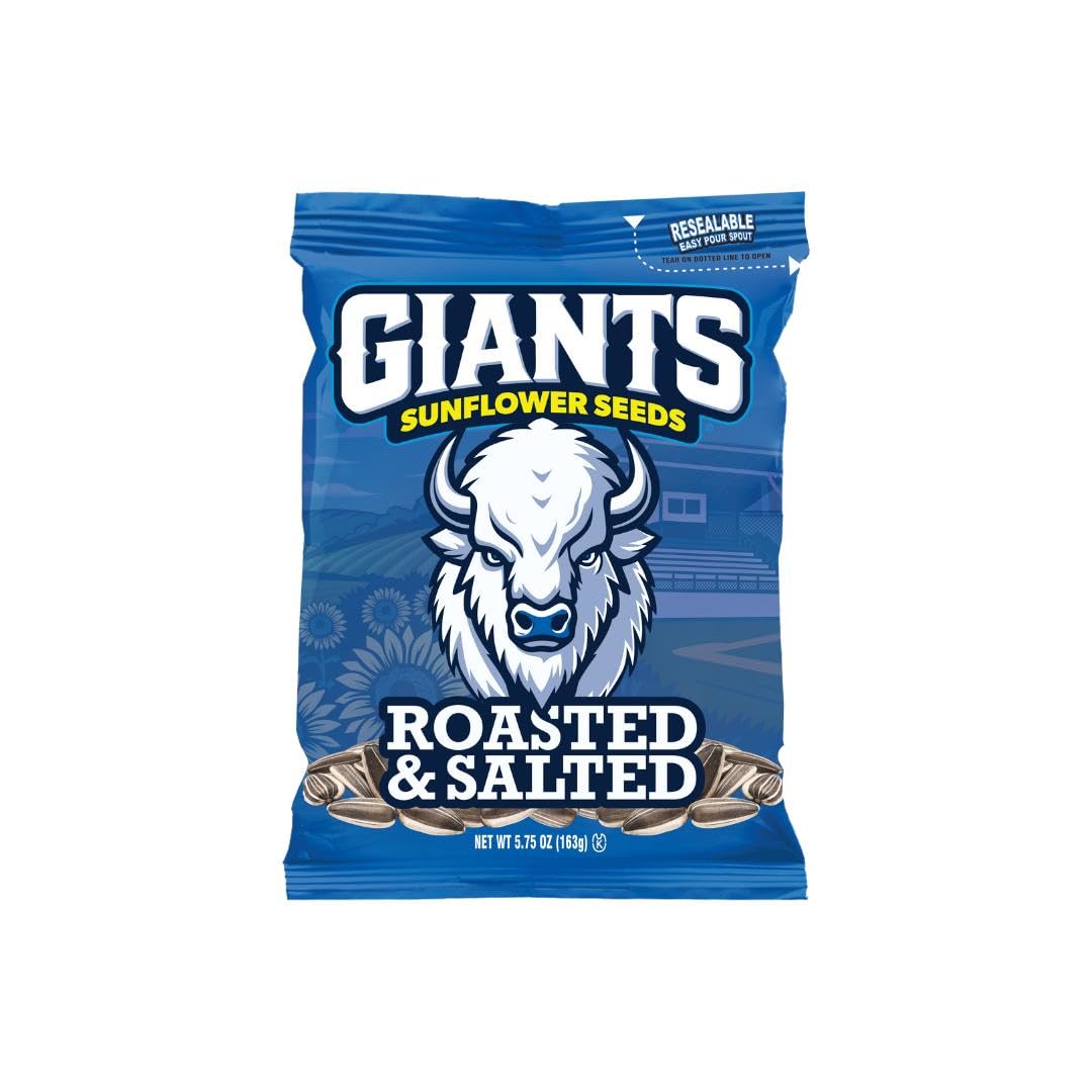 GIANTS close-up of roasted seeds texture highlighting large kernels and crunch