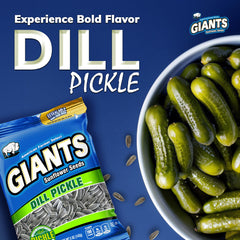 GIANTS bowl serving of dill pickle seeds ideal for sharing and snacking