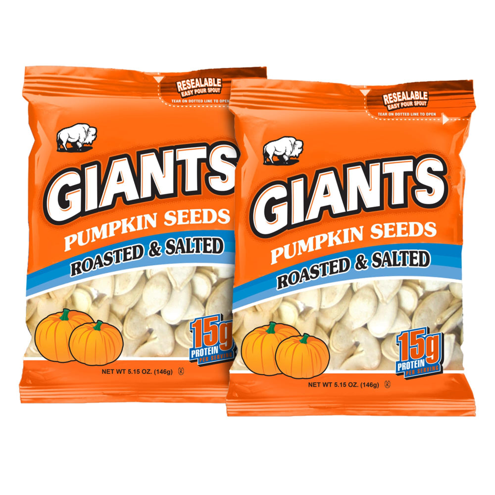 GIANTS front packaging showing twin 5.15 oz bags and brand clarity