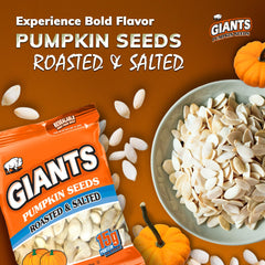 GIANTS hand holding pack demonstrating portable snack convenience