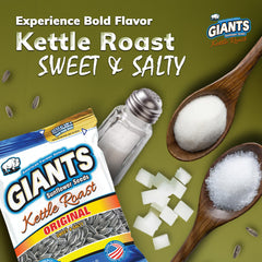 GIANTS seeds in a serving bowl illustrating portion control and ready-to-eat benefit