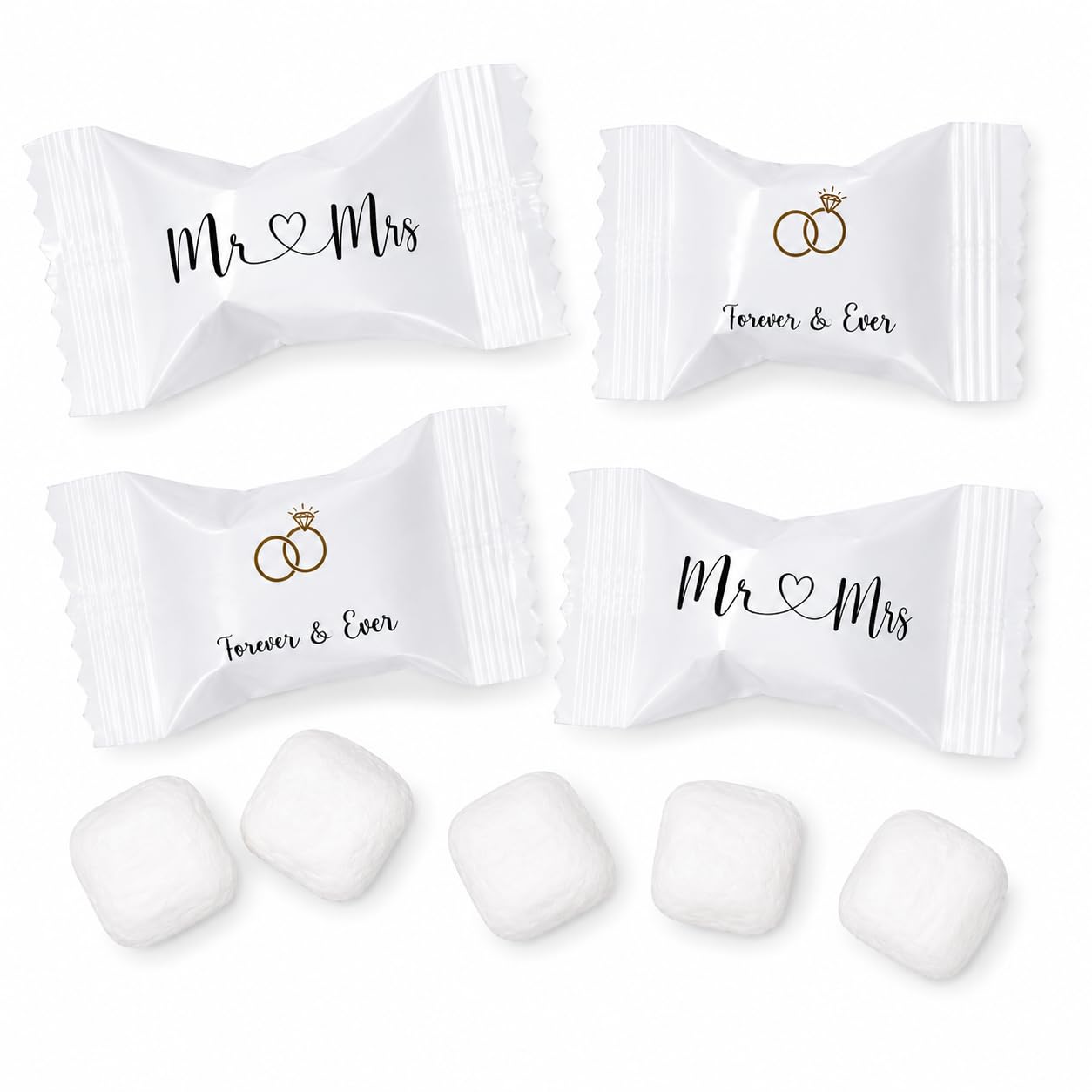 Gift Boutique front packaging showing 13 oz bag and 100 mints for easy stocking