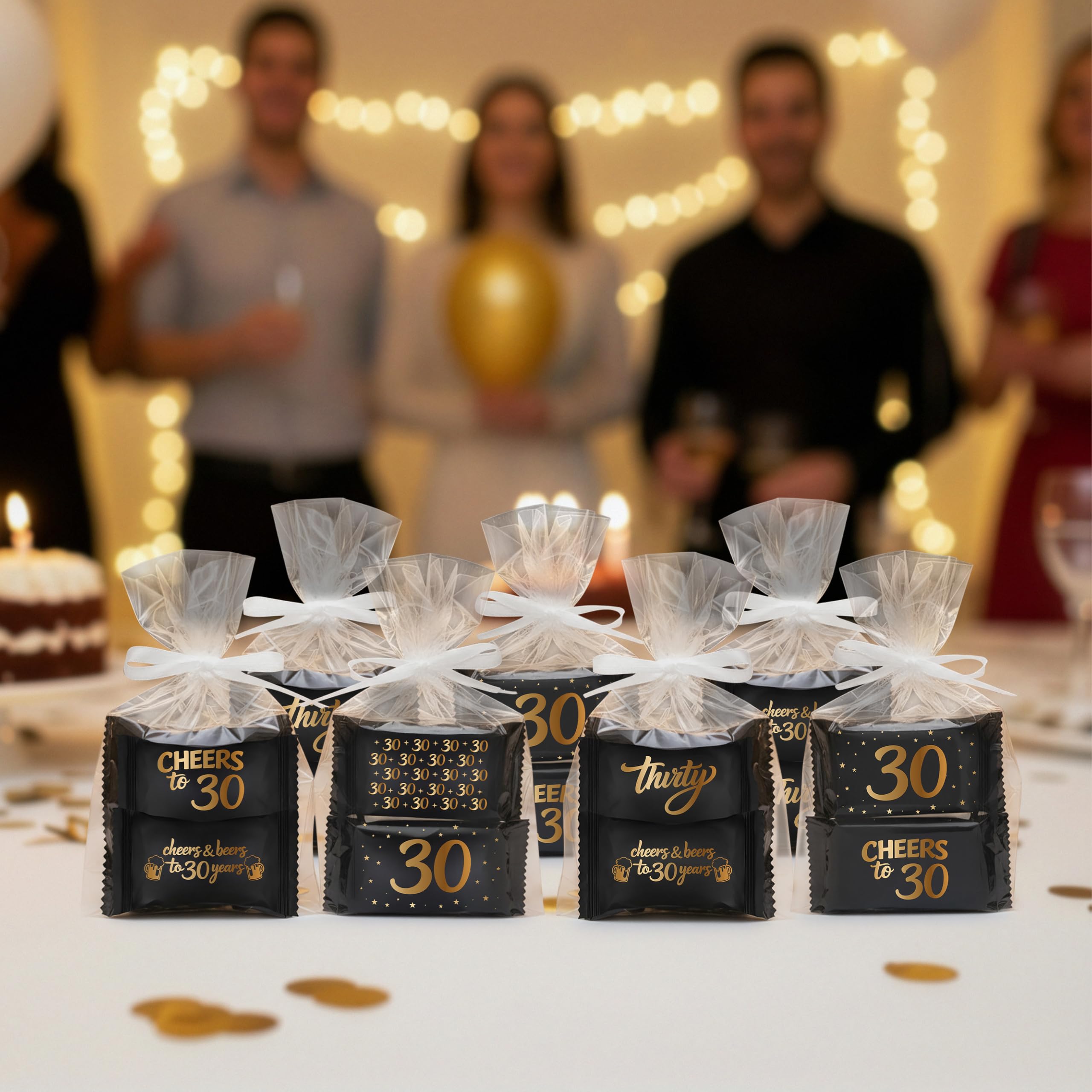 Gift Boutique label and gold accent focus showing milestone branding and polished look