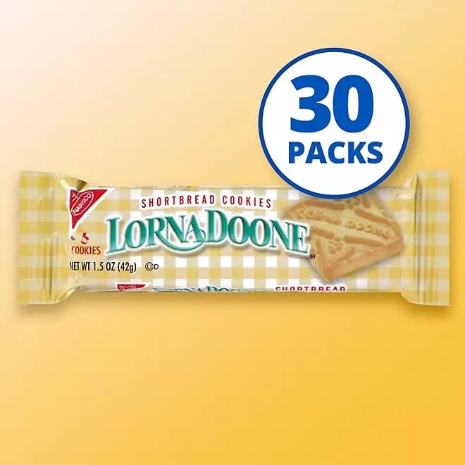 GIFT TROVE Lorna Doone label close-up showing ingredients transparency