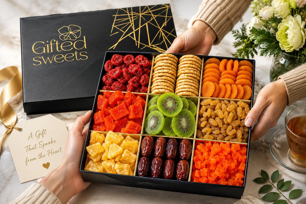 Gifted Sweets close-up dried strawberries showing bright color and concentrated berry flavor
