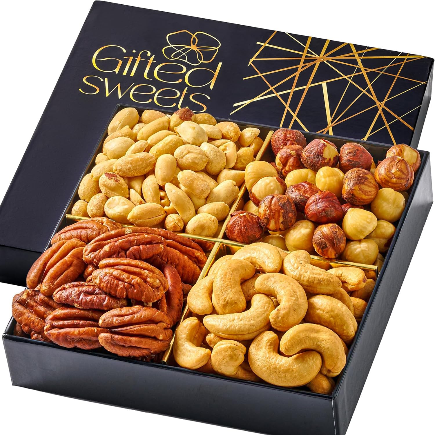 Gifted Sweets front packaging showing elegant gift tray and branding, ideal for gifting