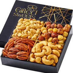 Gifted Sweets front packaging showing elegant gift tray and branding, ideal for gifting