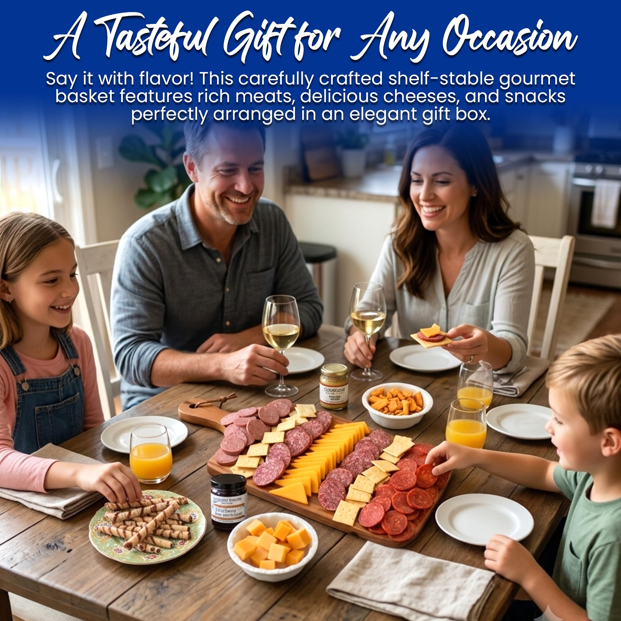 GiftWorld cured meats sliced and arranged to showcase savory pairings
