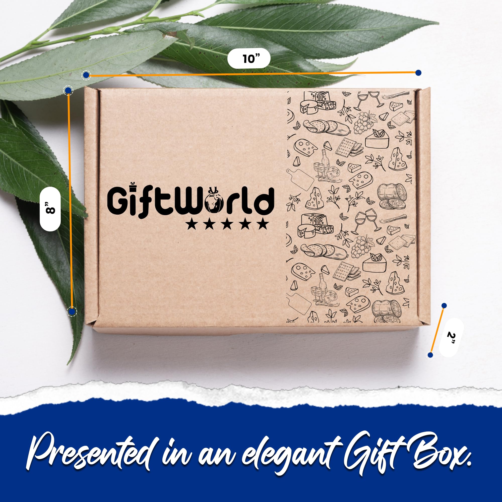 GiftWorld charcuterie served on wooden board illustrating easy entertaining impact