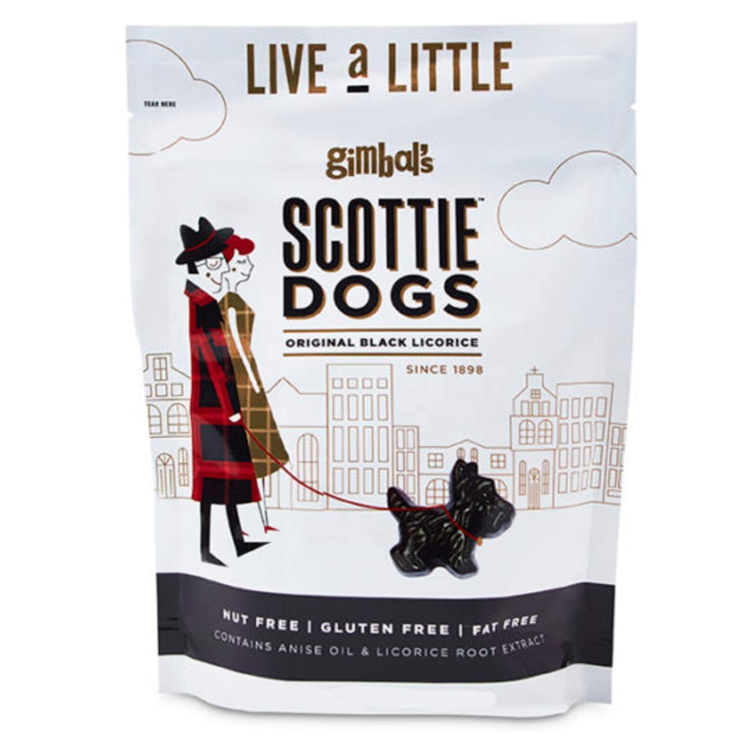 Gimbal's front packaging showing resealable pouch and natural licorice benefit