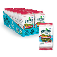 gimMe front packaging showing 12-count sharing pack and flavor