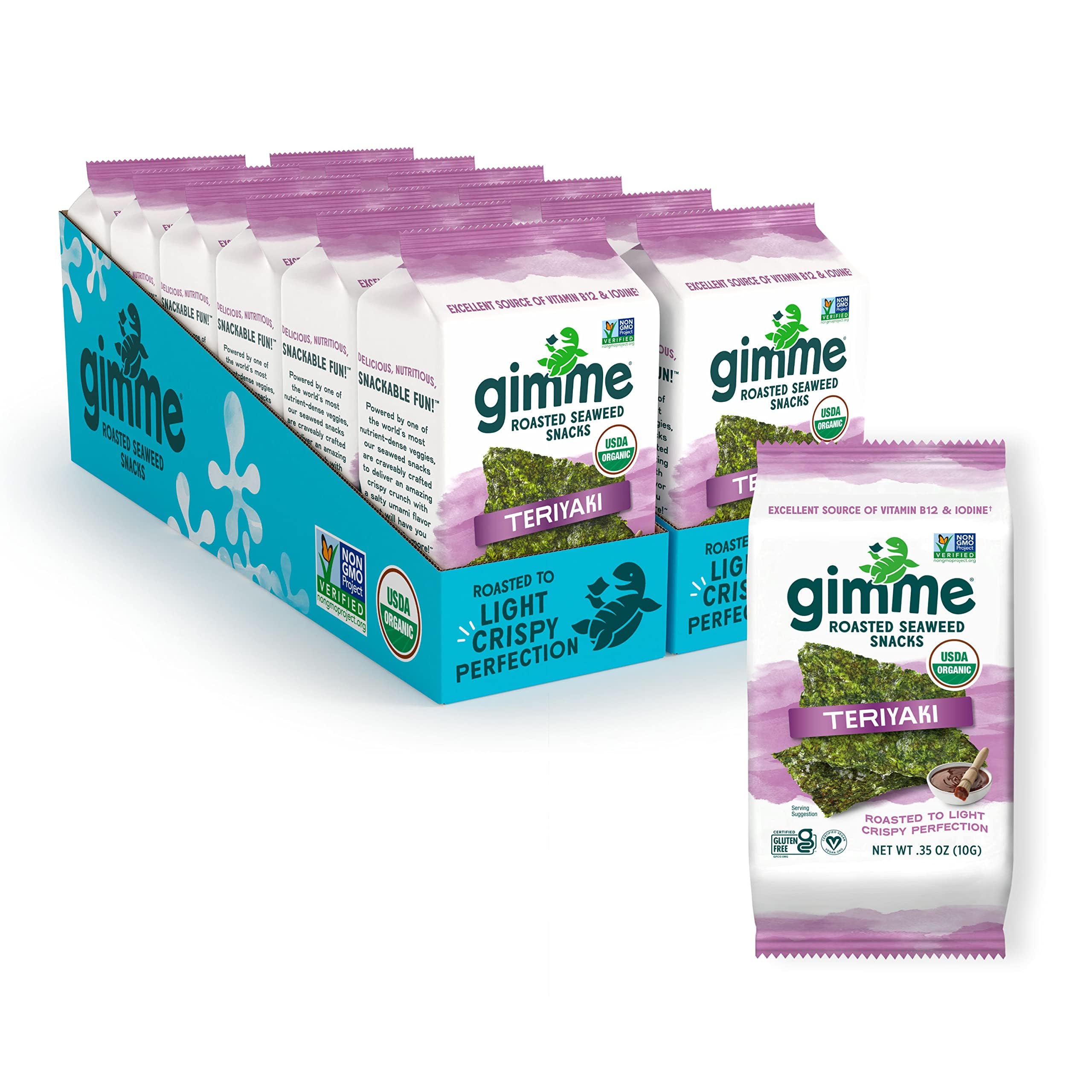gimMe front packaging showing teriyaki flavor and single-serve convenience