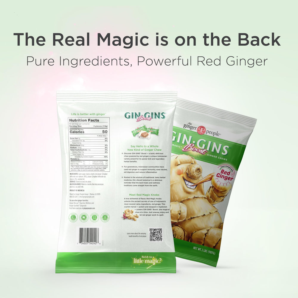 Red ginger roots at a small farm where The Ginger People sources ingredients for bold flavor