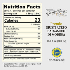 Giusti balsamic pouring close-up highlighting smooth texture and sheen