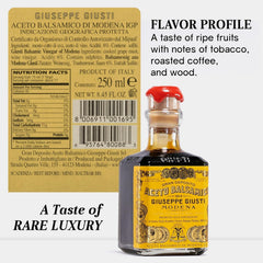 Giusti label close-up showing authenticity and IGP certification benefit