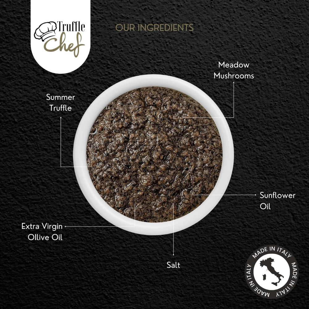 GL TRUFFLE GOURMET LINE close-up of sauce texture highlighting truffle pieces and richness
