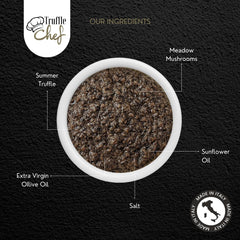 GL TRUFFLE GOURMET LINE close-up of sauce texture highlighting truffle pieces and richness