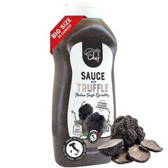 GL TRUFFLE GOURMET LINE front packaging shows large 33 oz bottle and branding benefit