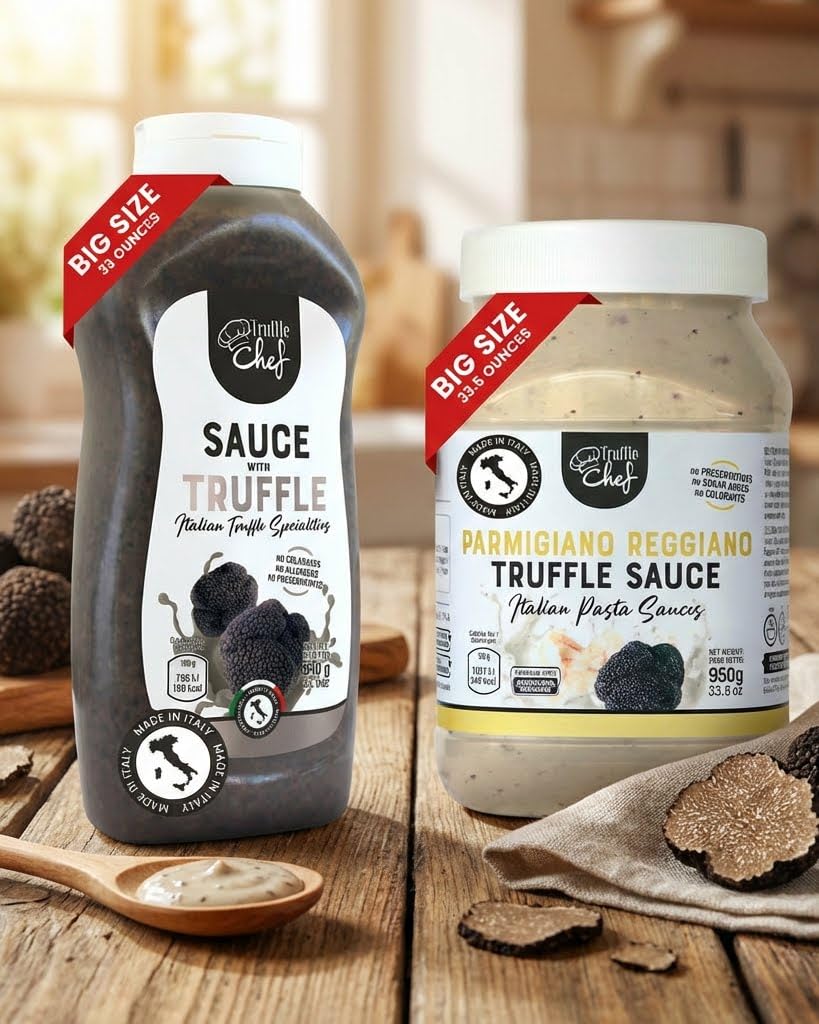 GL TRUFFLE GOURMET LINE used on bruschetta in a serving setting to showcase entertaining ease