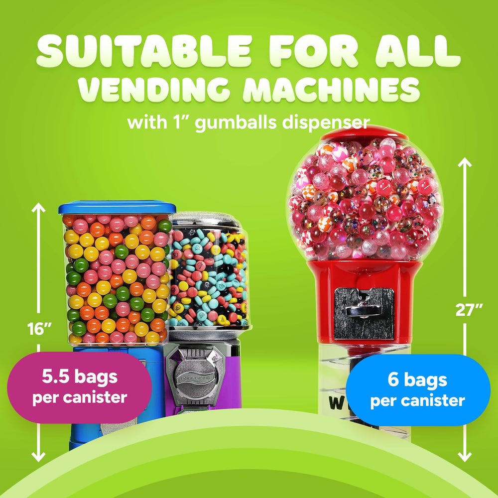 Global Gumball label and ingredients view clarifying allergen-free facility