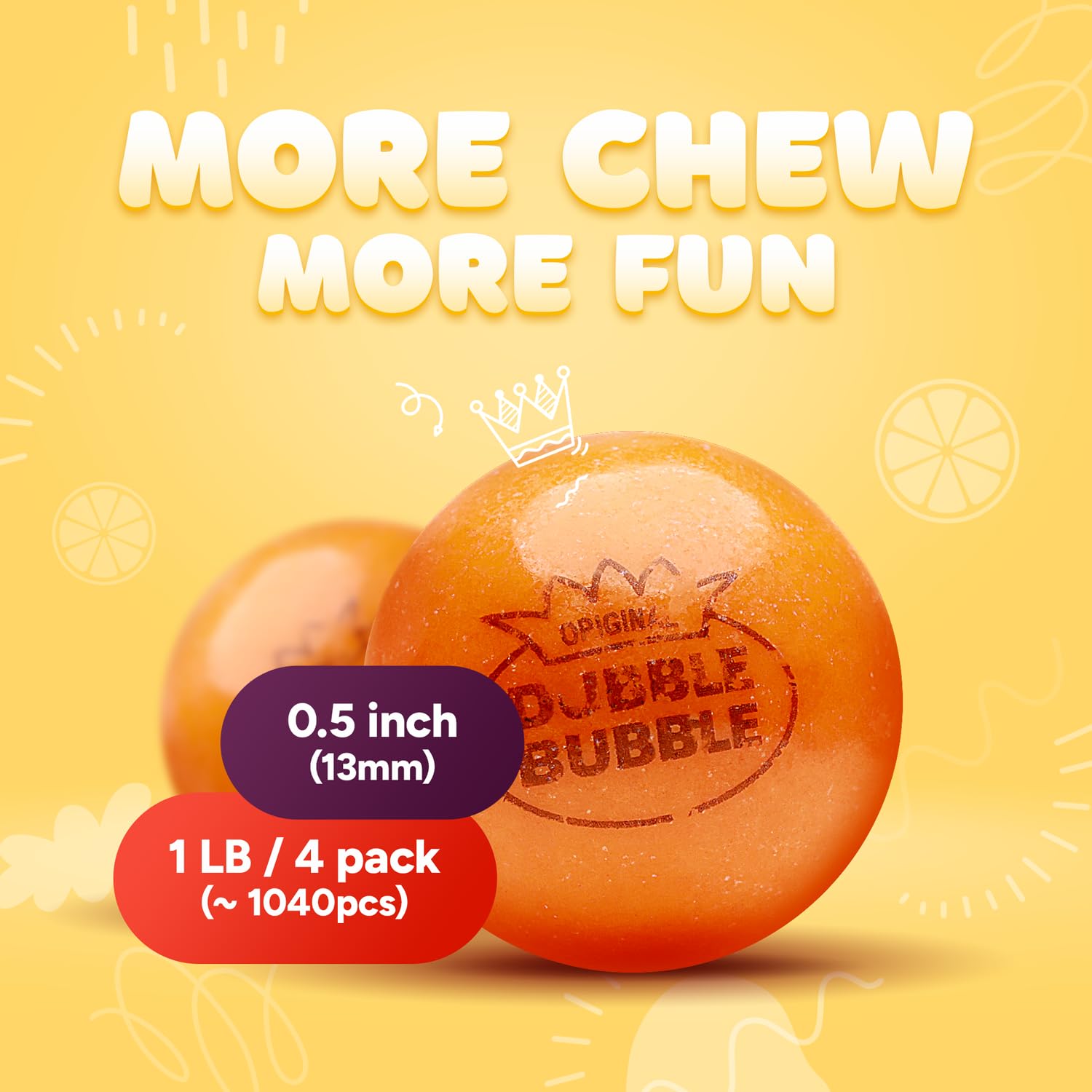 Global Gumball mixed-color spread with bright fruit-flavored appeal