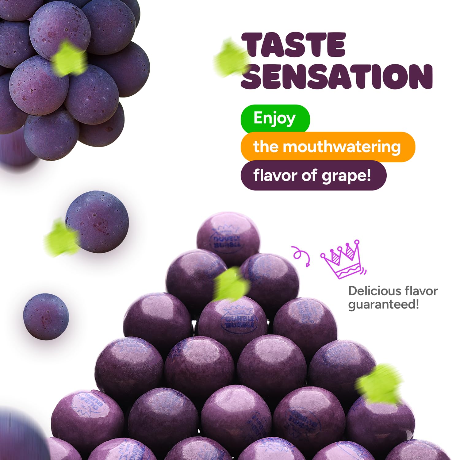 Global Gumball in party favor bags showing convenience for events and goody distribution