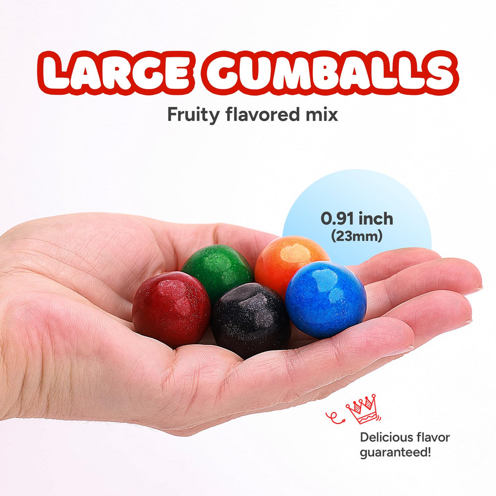 Global Gumball pastel pink and blue gumballs arranged to show color mix and appeal