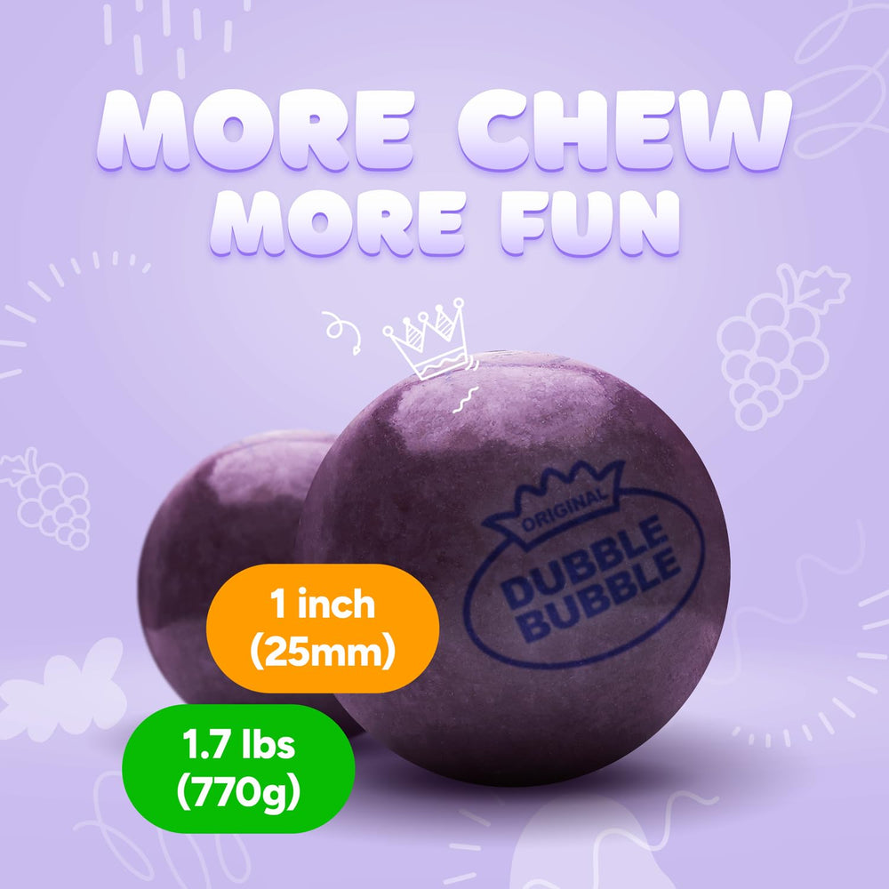 Global Gumball beside a ruler for size comparison confirming consistent 1 inch pieces