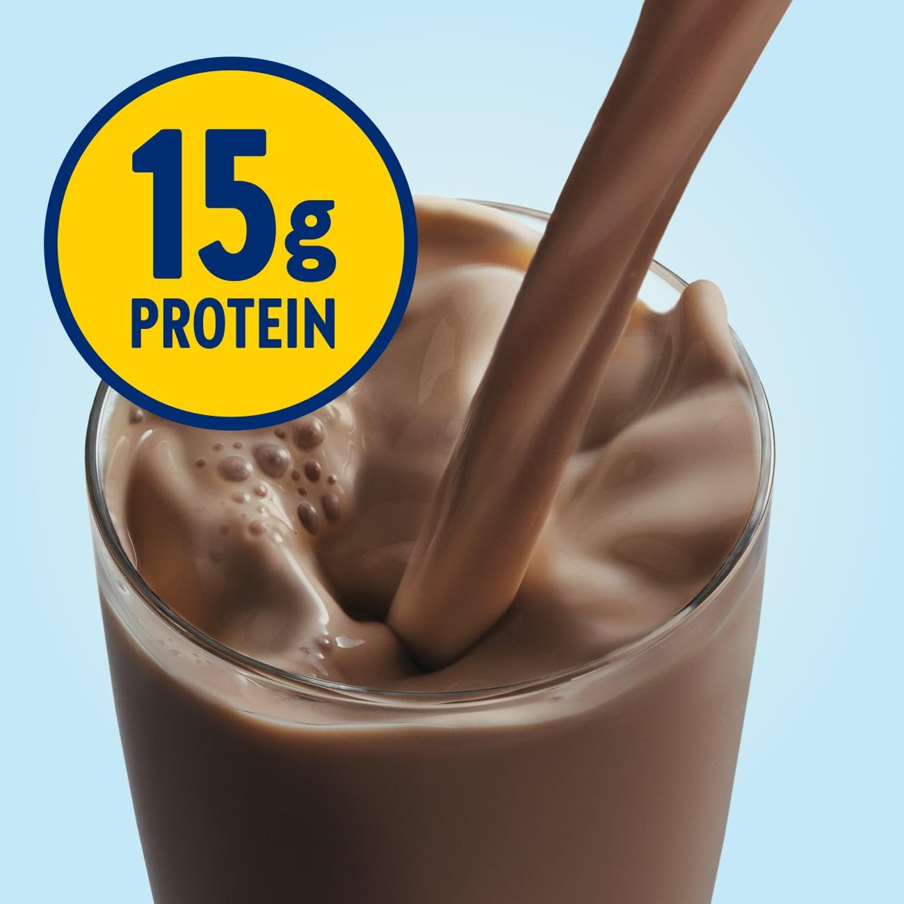 Glucerna nutrition facts label highlighting protein and sugars