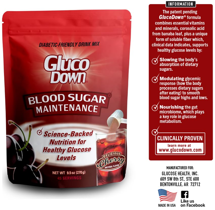 GLUCODOWN powder texture closeup highlighting fine blend for easy mixing