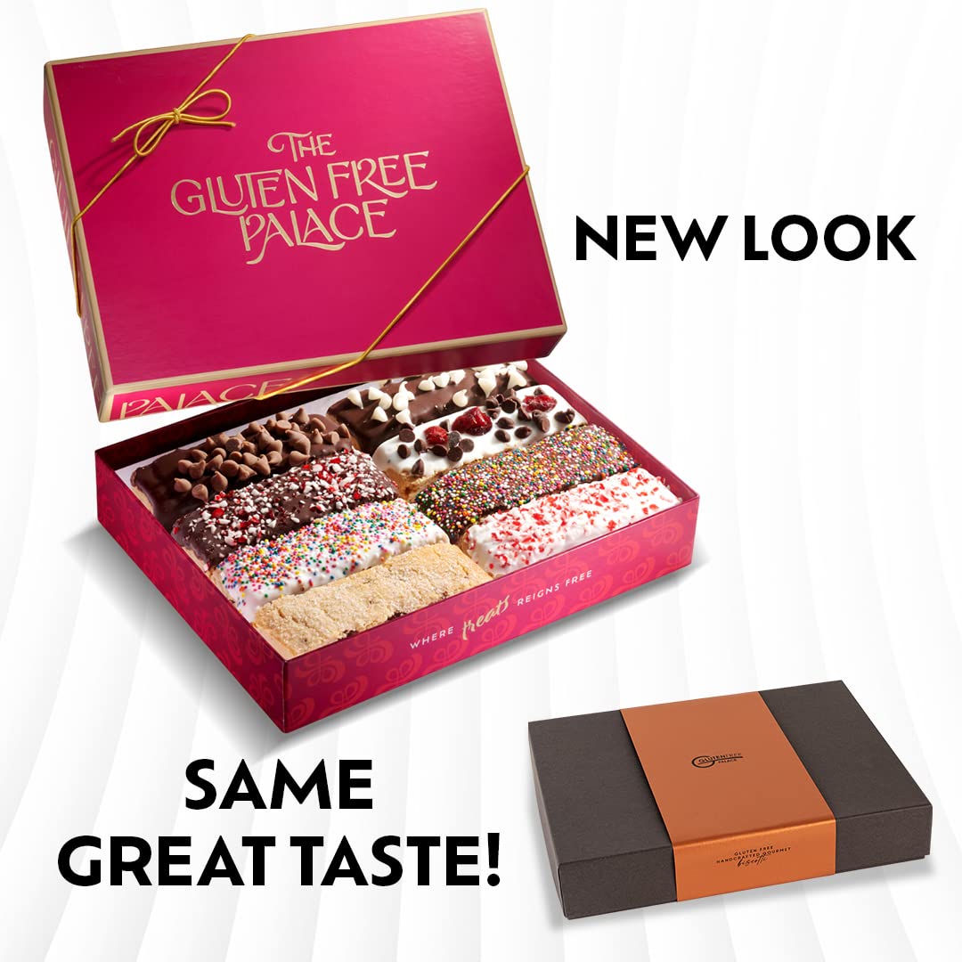 GLUTEN FREE PALACE biscotti close-up revealing crunchy texture and handcrafted detail