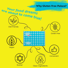 Gluten Free Palace individual nuts pack detail showing portion control and crunch
