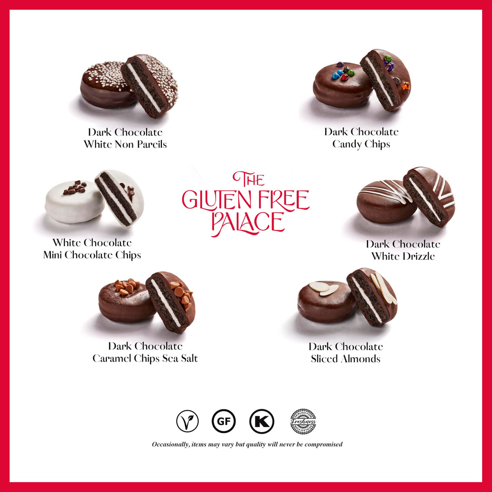 Gluten Free Palace cookies served on a plate to show pairing and elegant snack setup