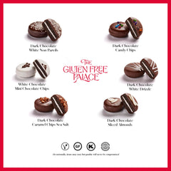 Gluten Free Palace cookies served on a plate to show pairing and elegant snack setup