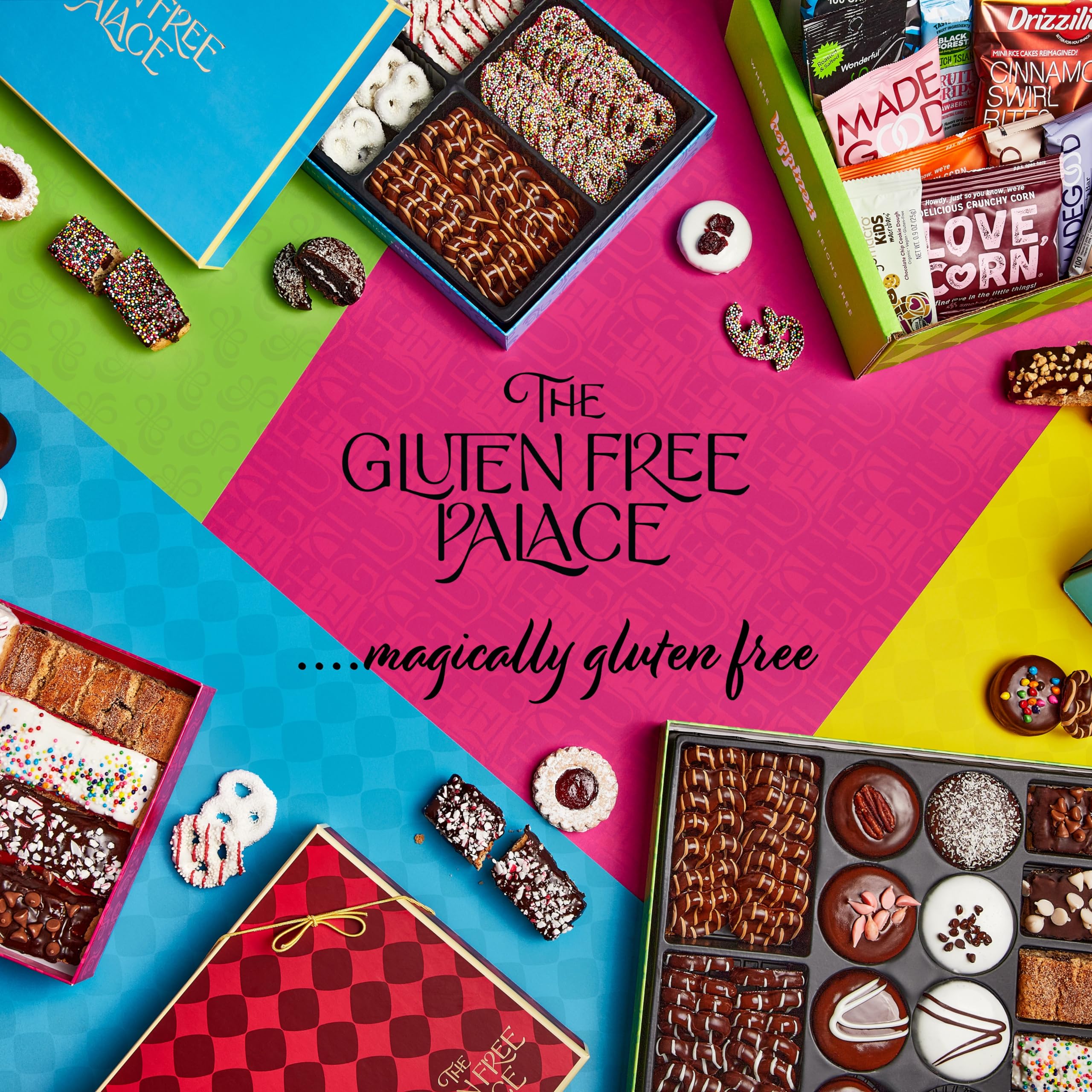 Gluten Free Palace size comparison in hand showing snack scale and single-serve portion