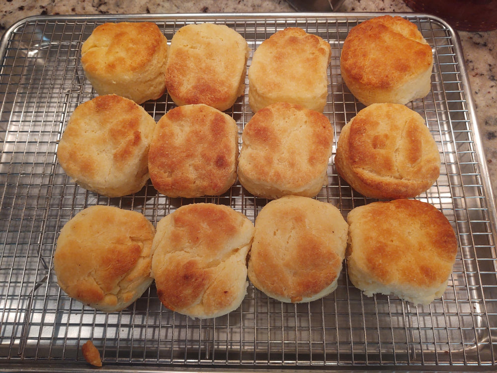 GLUTEN FREEEE close-up of dry mix texture showing consistent grain for reliable results