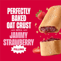 Glutino cross-section with strawberry filling showing juicy center