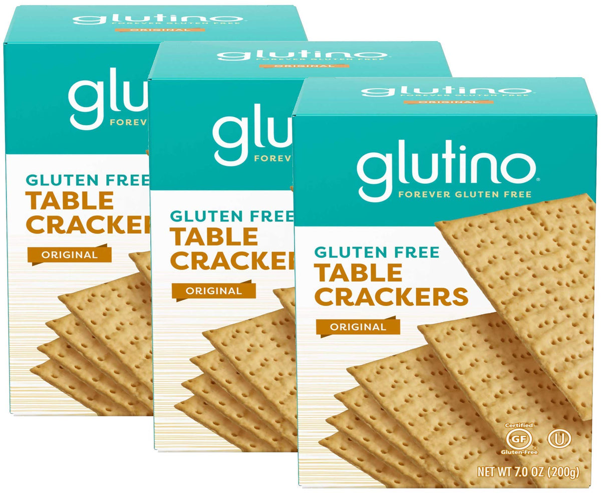 glutino front packaging showing box and label, clear gluten-free benefit