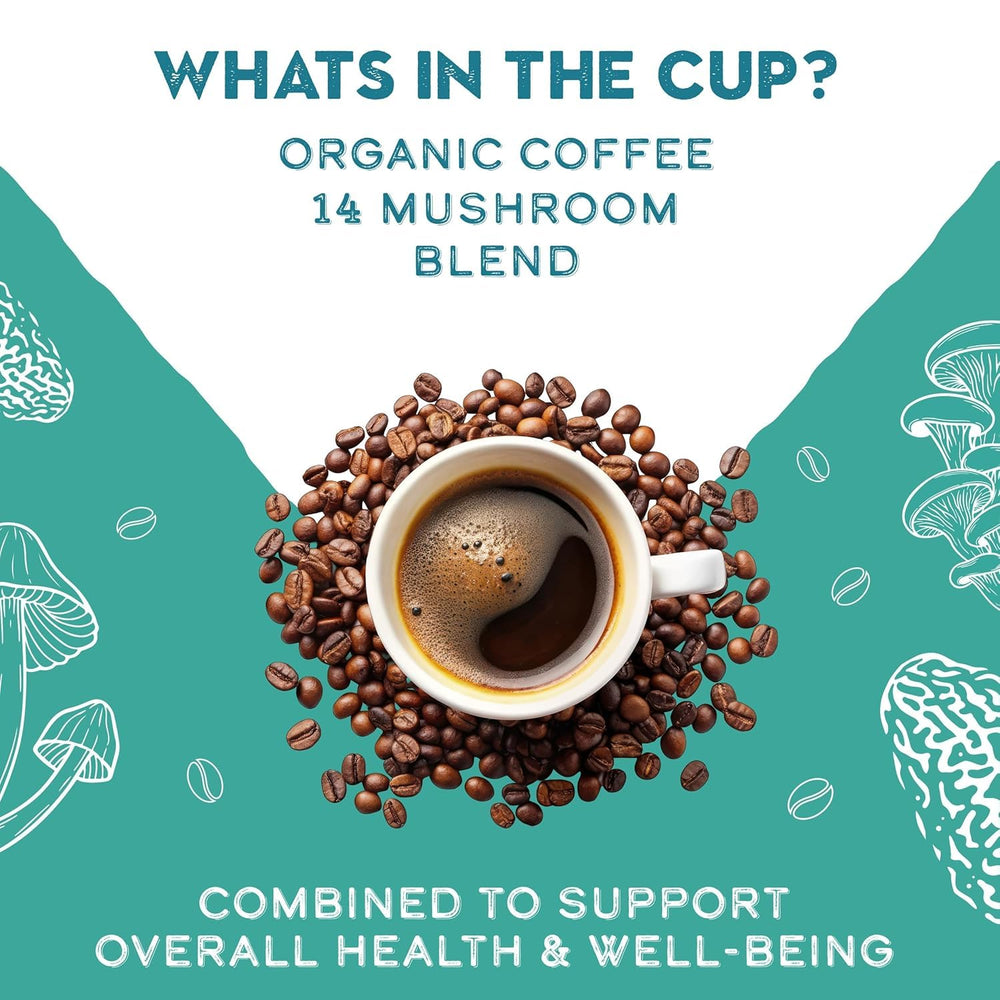 GO MENTAL brewed cup with crema and chocolate notes illustrating smooth flavor