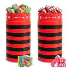 Goat Foods front packaging showing brand and gourmet sour licorice for clear shelf appeal