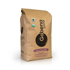 Gobena front packaging 5lb bag showing label and freshness seal for bulk brewing