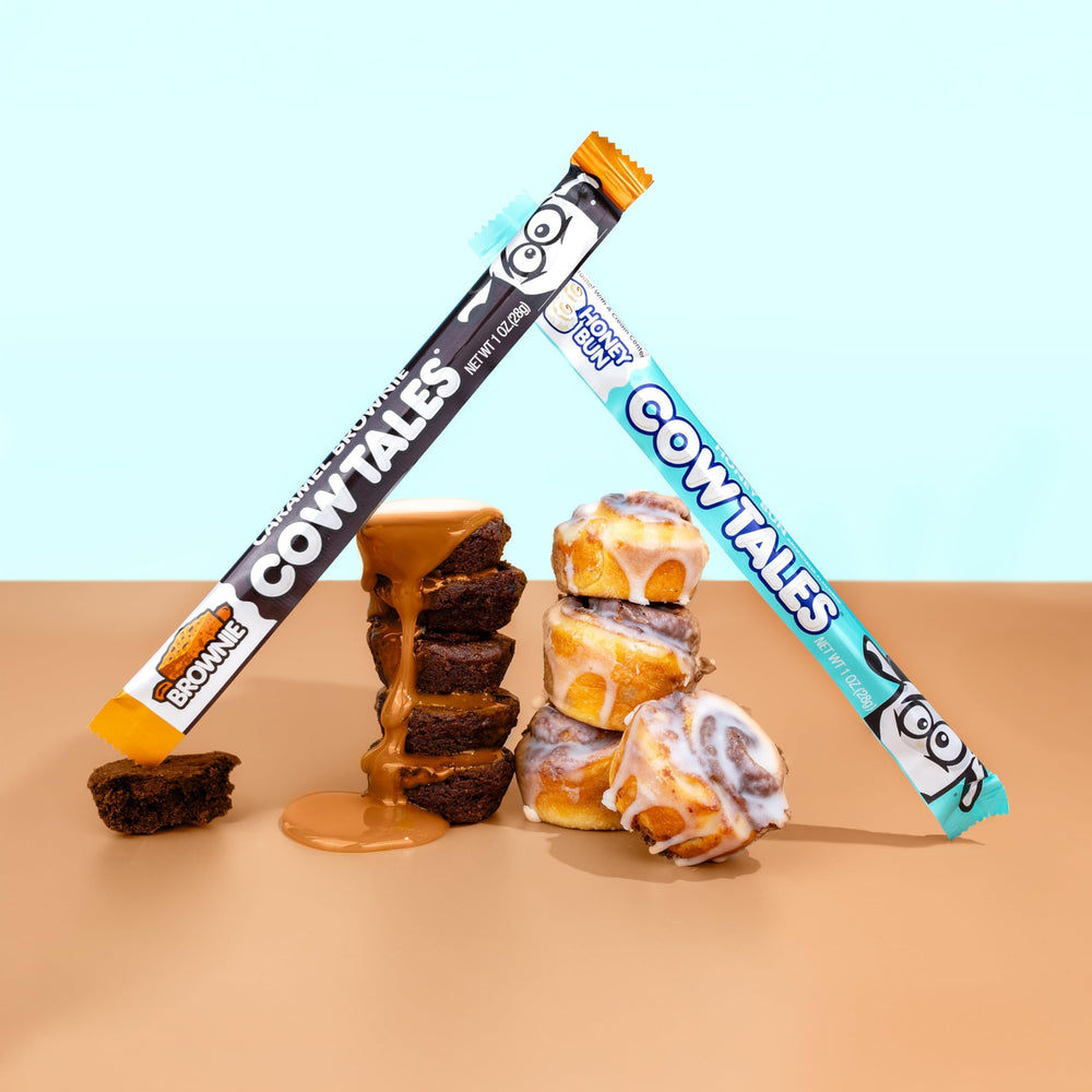 Open canister with candies visible, Goetze's easy access and reseal benefit