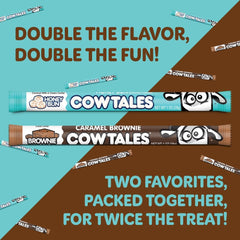 Caramel Brownie and Honey Bun pieces side-by-side, Goetze's flavor variety benefit