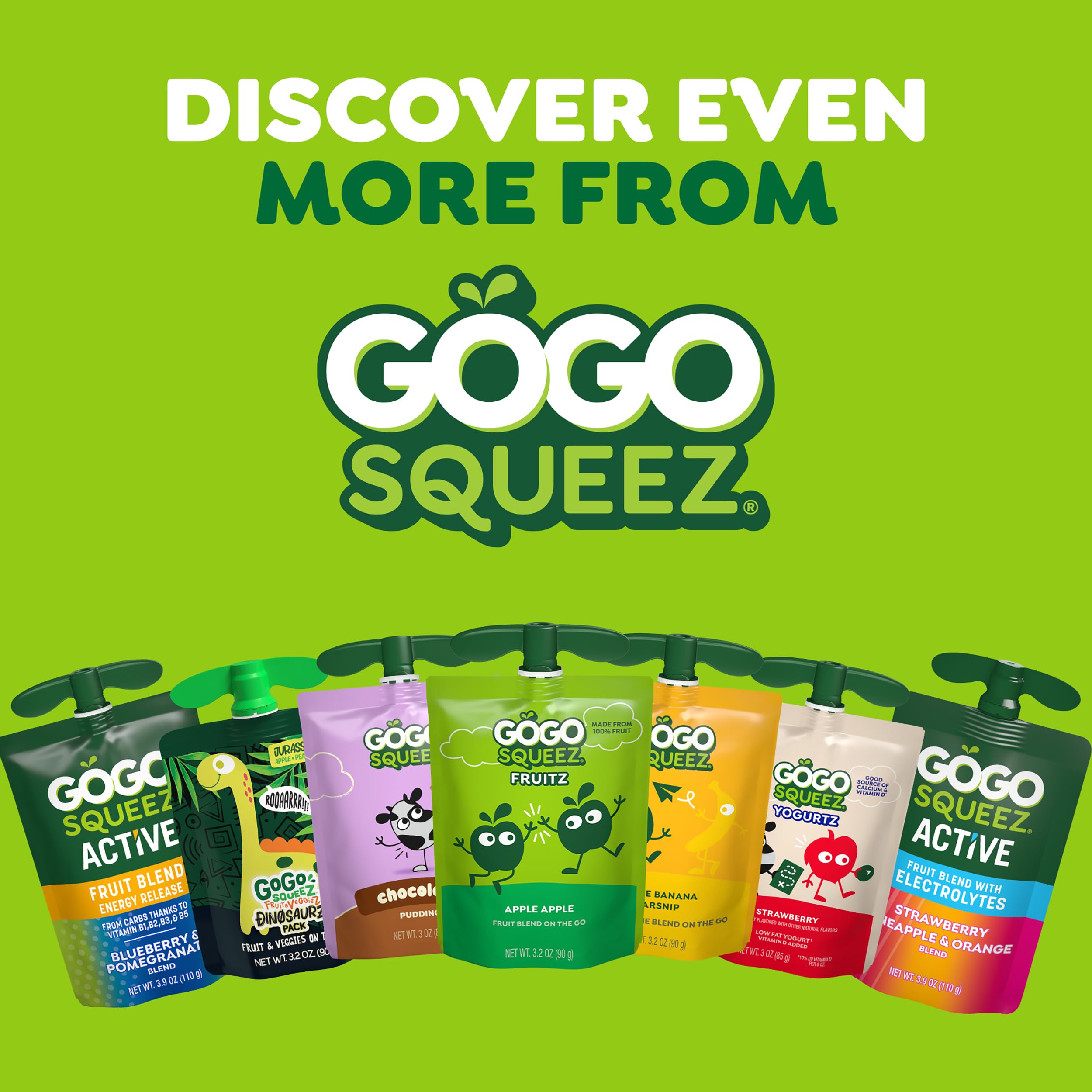 GoGo squeeZ open pouch being squeezed into a bowl showing easy-serving benefit