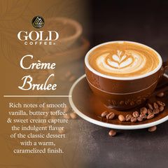 Gold Coffee Company close-up roasted beans highlighting quality
